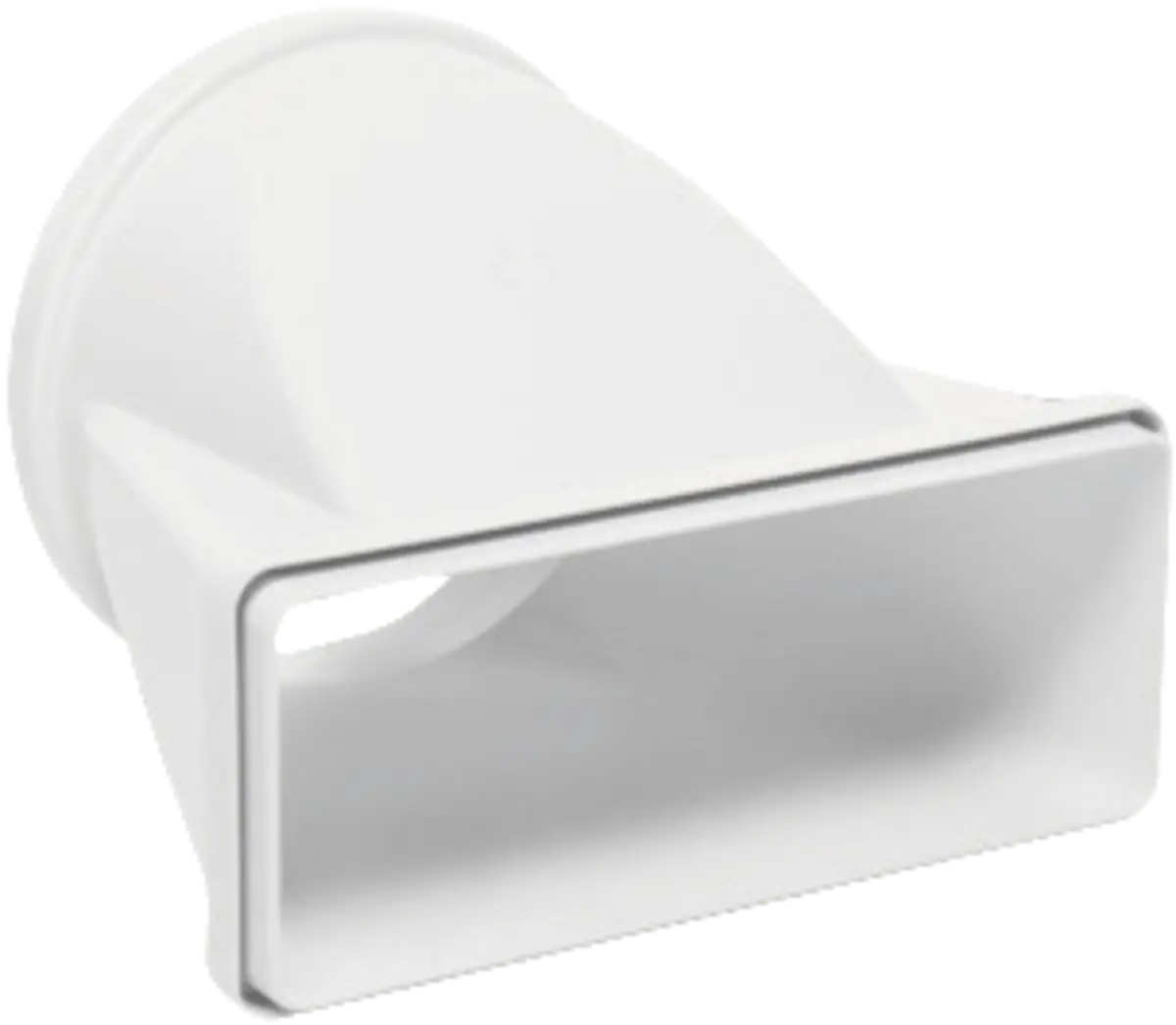 M2CKCF02U Overgangstuk vlak (220x90) naar rond (D150)