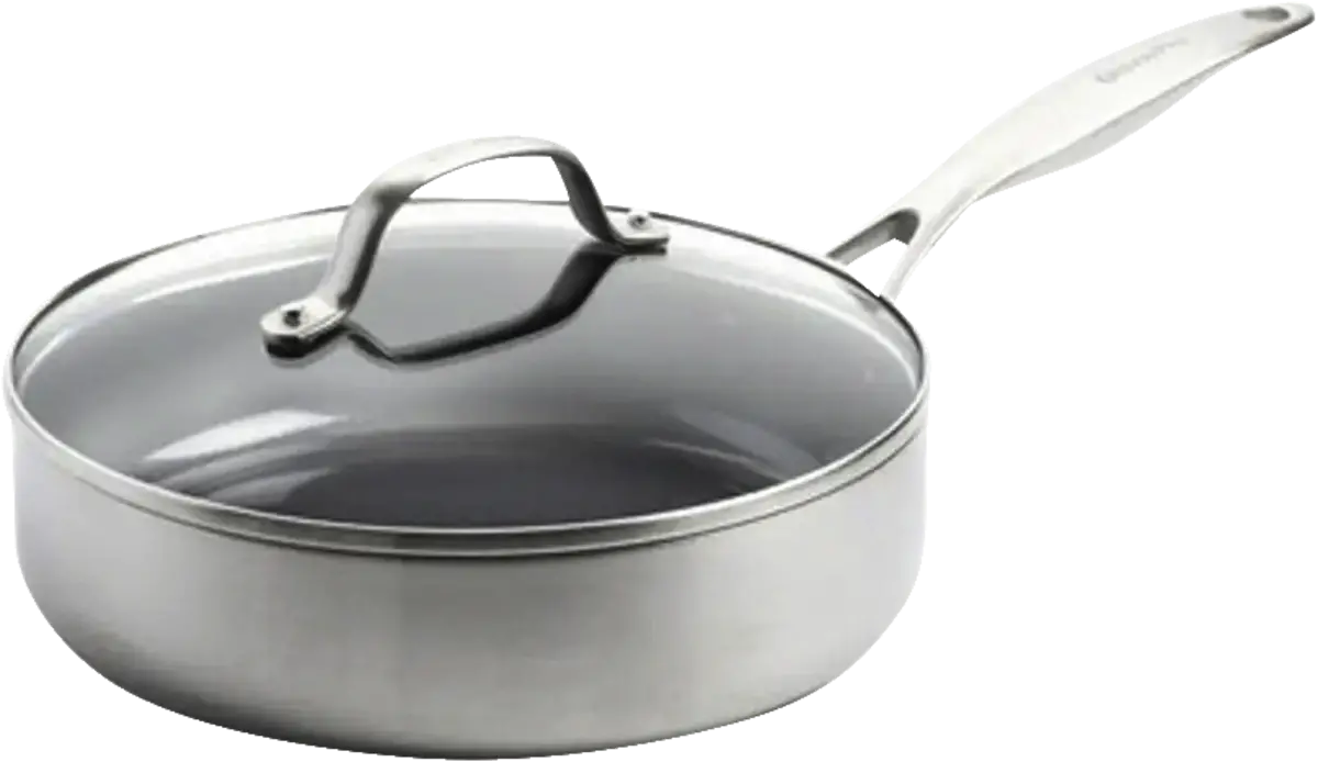 Geneva hapjespan 24 cm met deksel