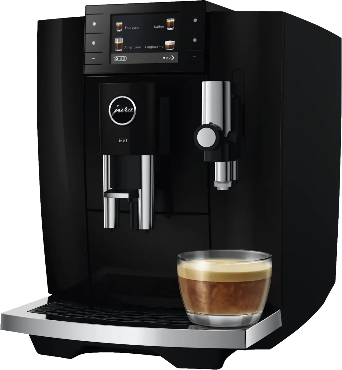 E8 (ED), 27 Spezialitäten, Hot+Light Brew, Energiesparmodus