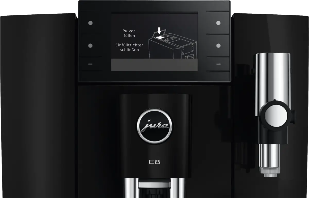 E8 (ED), 27 Spezialitäten, Hot+Light Brew, Energiesparmodus