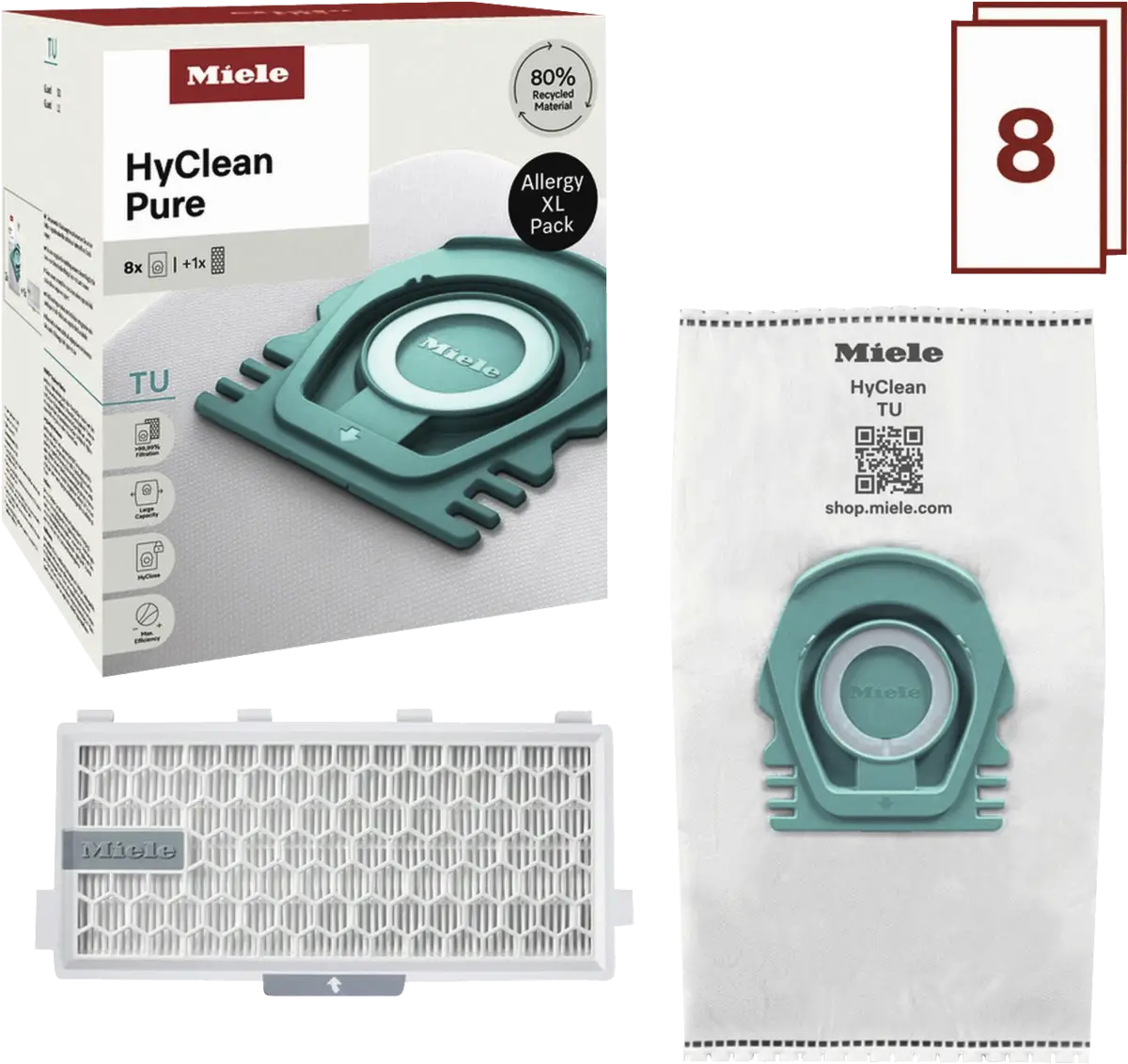 HyClean Pure Allergy XL Pack (TU) inkl. HEPA AirClean Filter