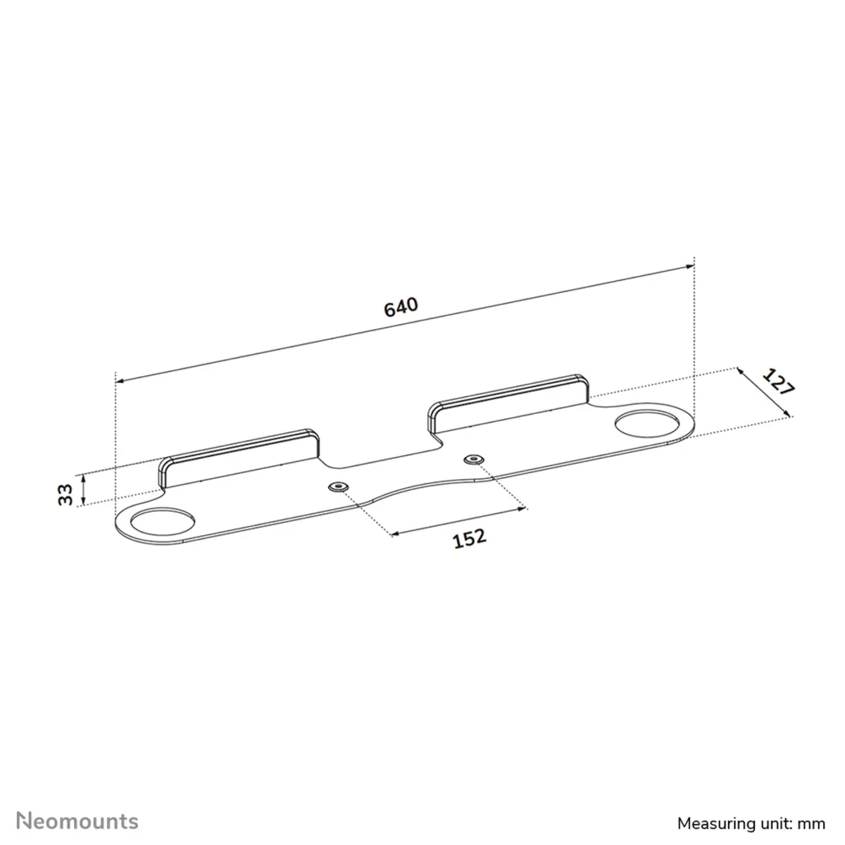 Wall mount for Sonos Beam
