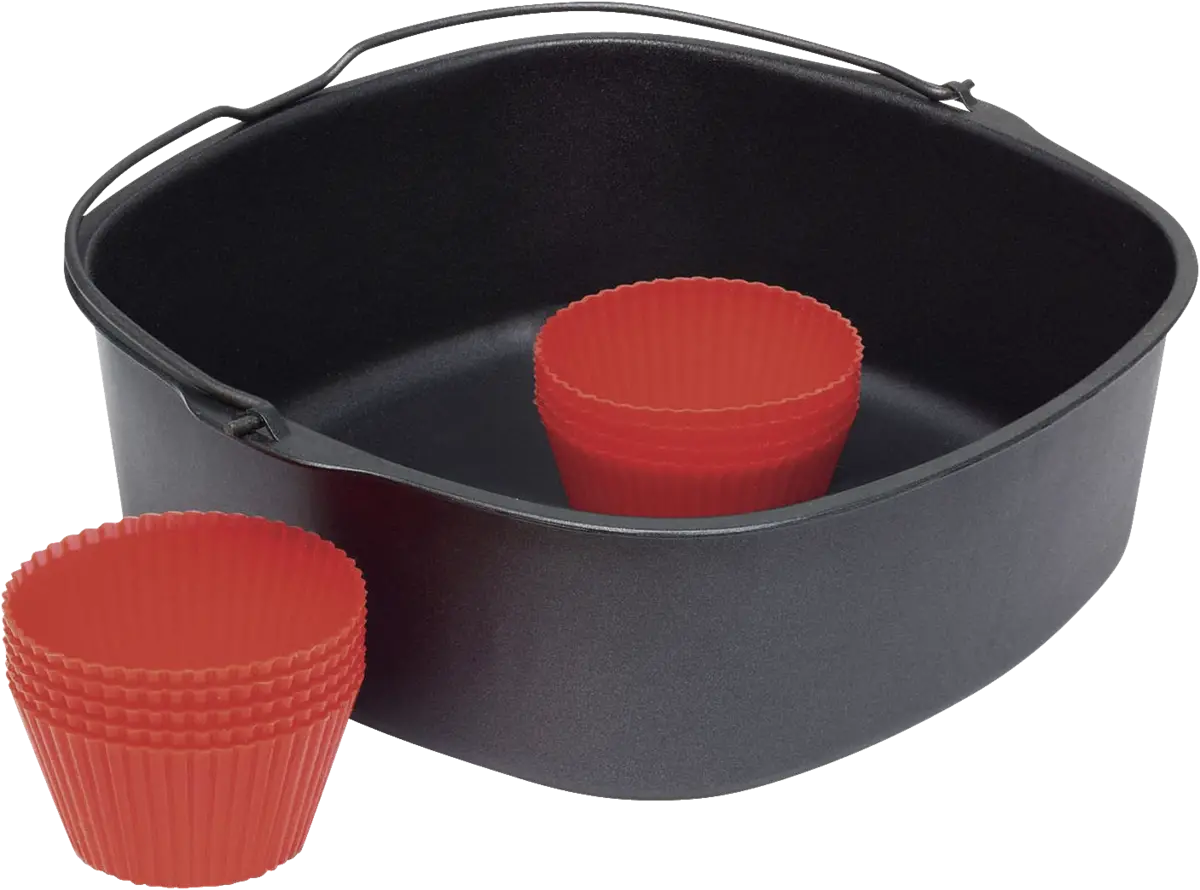 HD9952/00 Airfryer bak master kit. Bak tray en muffin cup