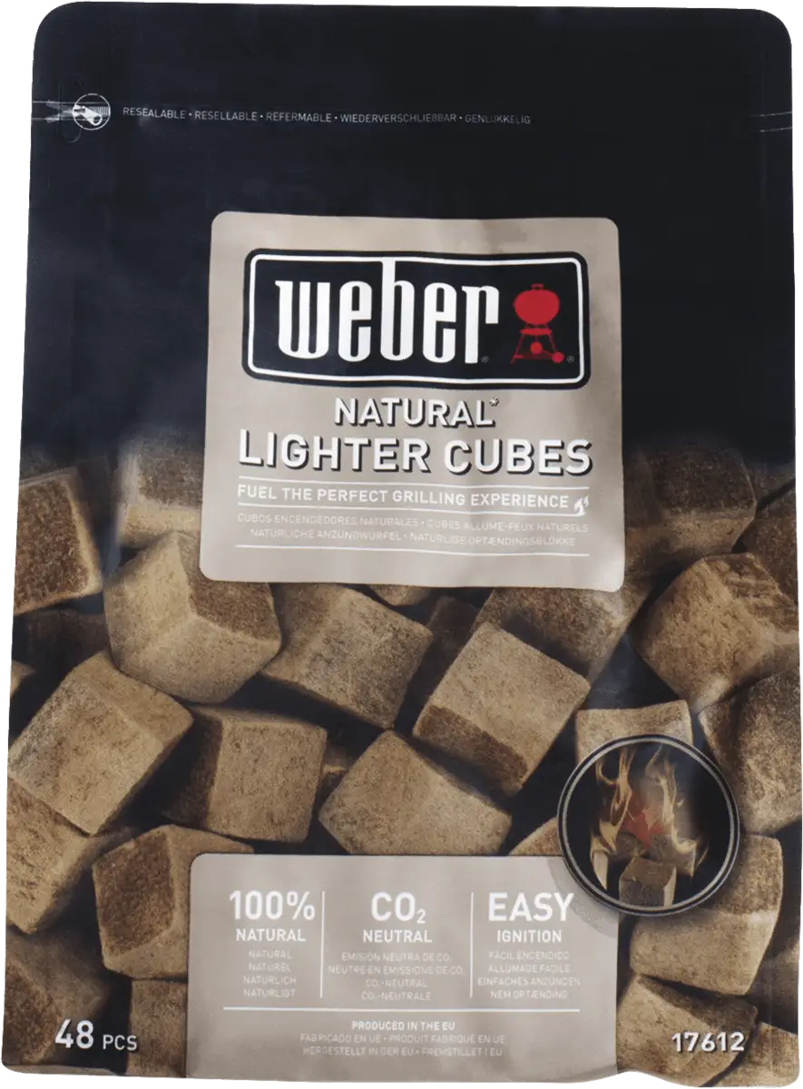 Weber Aanmaakblokjes, 48 stuks, bruin, ecologisch