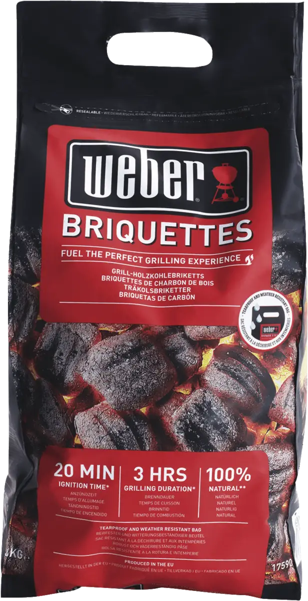 Weber Briketten 4 kg bij afname van 1 pallet