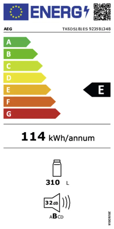AEG TK6DS181ES (leverbaar vanaf okt 2024) energielabel