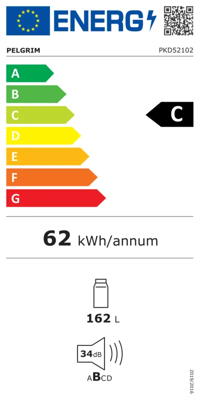 Pelgrim PKD52102 energielabel