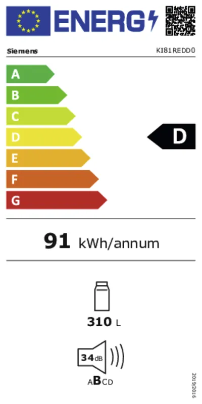 Siemens KI81REDD0 energielabel