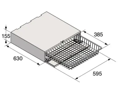 HB150G Uittrekbare mand