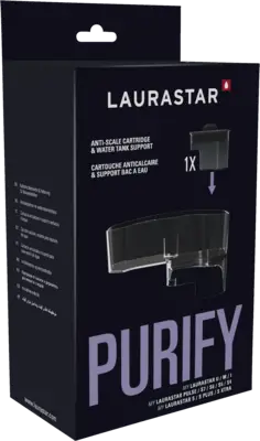 Laurastar Geïntegreerde antikalkfilter met patroon product afbeelding