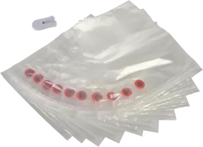 Solis Zip Vacuum opberzakken 10st. herbruikbaar 26x35cm