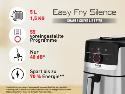 EY572D EASY FRY SMART & SILENCE 5L