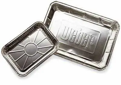 Weber Aluminium lekbakjes - groot