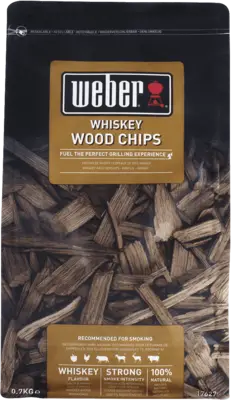 Weber Houtsnippers 0,7 kg, Whisky Wood