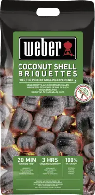 Weber Kokosnoot briketten 4 kg