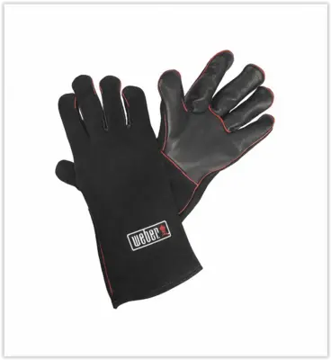 Weber Leren barbecuehandschoenen